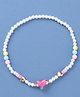 Babyhug Beaded Necklace with Heart Applique - Multicolor