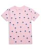 PALM TREE Cotton Half Sleeves Trees Printed Tee - Pink