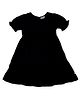 GINI & JONY Half Sleeves Solid Dress - Black