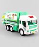 PLUSPOINT Big Garbage Truck for Kids Friction Powered City Service Waste Management Truck Recycling Garbage Truck Toys for Kids - White