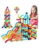 PLUSPOINT Magnetic Blocks Building Toys, Kids STEM Toys for Preschool Toddler, Educational Magnetic Sticks and Balls Learning Toys, Construction Sensory Toys Birthday Gifts 3+ Year Old Girls Boys (64)