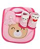 Babies Bloom Gift Set Cat Design Set of 3 - Pink