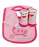 Babies Bloom Gift Set Cow Design Set of 3 - Pink