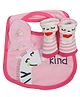 Babies Bloom Gift Set Giraffe Design Set of 3 - Pink