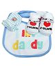 Babies Bloom Gift Set I Love Daddy Design Set of 3 - Blue White