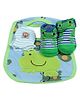 Babies Bloom Gift Set Turtle Design Set of 3 - Green Blue