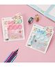 Yellow Bee Cup cakes Themed DIY Resin Craft Kits with Beads and Sequins, 2 Sets, Blue & Pink