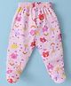 Child World Interlock Knit Bootie Legging with Elephant Print - Pink