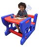 Hop N Play Scholar Bench Study Table Chair Single Seat, Picnic Table for Kids, 2-6 Years
