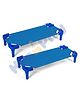 Hop N Play  Kids Stackable Bed for Preschool/Daycare, Sleeping Cots, Toddler Nap time Classroom Furniture, Standard Size (Stainless Steel Tubes)- Pack of 2