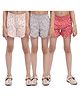 Shilpshakti Pack Of 3 Cotton Floral Printed Shorts  - Multicolored
