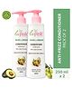 La Pink Olive & Argan Oil Conditioner For Smooth & Frizz-Free Hair Pack of 2 - 250 ml Each