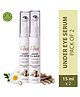 La Pink Under Eye Serum With White Haldi For Dark Circles & Puffy Eyes Pack of 2 - 15 ml Each