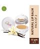 La Pink Vanilla Lip Balm with Shea & Kokum Butter Pack of 2 - 15 g
