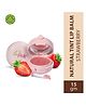 La Pink Strawberry Lip Balm with Shea & Kokum Butter - 15 gm