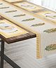 Blocks Of India Mat Set - Yellow Buta
