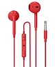 Zebronics Zeb-Buds 30 3.5mm Stereo Wired in Ear Earphone-Red