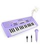 DOMENICO 37 Key Piano Keyboard Toy with Mic and Power Option Recording and Mic