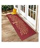 Onlymat Natural Coco Coir Tree Printed Anti-Slip Doormat