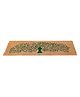 Onlymat Coco Coir Door Mats for Home Entrance & Office with Green Tree Design Black Background