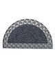 Onlymat Natural Polypropylene, Rubber Semicircular Doormat with Designer Border