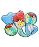 Special you Mermaid Theme foil balloon set for Girls & kids party decoration with heart & Printed foil balloon perfect for birthday, kids room decoration-pack of 5 items