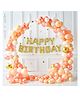 Special You Pastel Theme Birthday Decoration for Girls with White, Peach, Rose Gold and Gold Chrome Balloons for Garland, Rose Gold HBD Foil Balloon Banner for Happy Bday Decorations- 83pcs
