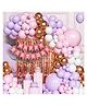 Special You Happy Birthday decoration items kit for girls with Pastel, Jumbo and Chrome balloons for decoration, Birthday balloons for decoration, Birthday Decoration Kit - 65 items