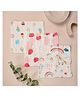 Kicks&Crawl-Candy Land Wash Cloths (Pack of 3)-White