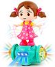 Fiddlerz 360 Degree Rotating Musical Dancing Girl with 5D Light & Musical (Colour & Print May Vary)