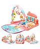 Fiddlerz Musical Piano Baby Play Gym Mat Kids Activity Gym Mat with Music & Lights Baby Crawling Mat - Pink