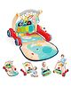 Toysire Musical Baby Play Gym 2 in 1  Convertible Push Walker with Play Piano, Lights, Rattles & Tummy Time Mat for Babies (Multicolour)