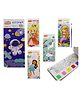 Asera Magic Coloring Book for Kids Activity Books for Children Coloring Books for Kids Ages 4-8 Years 12 Sheet Cartoon Painting kit with Brush for Birthday Return Gift (Set of 5)