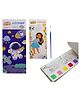 Asera Magic Coloring Book for Kids Activity Books for Children Coloring Books for Kids Ages 4-8 Years 12 Sheet Cartoon Painting kit with Brush for Birthday Return Gift (Set of 2)
