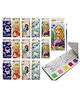 Asera Magic Coloring Book for Kids Activity Books for Children Coloring Books for Kids Ages 4-8 Years 12 Sheet Cartoon Painting kit with Brush for Birthday Return Gift (Set of 15)