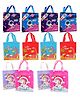 Asera Unicorn, Dino & Space Theme Carry Bags Return Gifts for Birthday for Kids Pack of 12- Multicolor