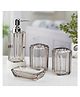 Kookee Acrylic Bathroom Set of 4 with Soap Dispenser