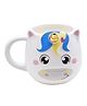 Kookee Fancy Ceramic Coffee or Tea Mug with Handle (8545)