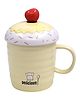 Kookee Fancy Ceramic Coffee or Tea Mug with Lid and Handle with Spoon (HY-1095-A)