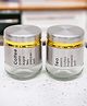 VOIDROP Coffee Pasta Sugar Tea Pepper Salt DURABLE & MARVELOUS 350ml Classic Glass Airtight Containers with Lid Set of 2 - (Silver)