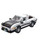 SVE Building Toys, STEM Sound Light Pull Back Car Supercar Model Assembling Building Block Model Kit Toy, Learning Educational 306 Pcs Building Bricks Gifts for Kids - Silver - 306 pcs
