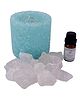 Kookee Natural Crystal Aromatherapy with Essential Oil, Electric Diffuser (087-3-F)
