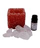 Kookee Natural Crystal Aromatherapy with Essential Oil, Electric Diffuser (087-5-F)