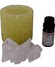 Kookee Natural Crystal Aromatherapy with Essential Oil, Electric Diffuser (087-7-C)