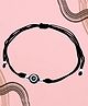 Darshraj Jewels 925 Sterling Silver Ball with Evil Eye  Thread Bracelet & Anklet - Black