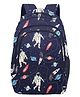 Frantic 16 Inches Premium Quality Blue Astronaut Boy Bag for Kids