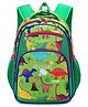 Frantic Premium Quality Green Dinosaurs Bag for Kids - 40 cm