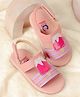 Kicks & Crawl Candy Detailed Velcro Closure Sandals - Pink