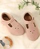 Kicks & Crawl Velcro Closure Ballet Shoes - Beige