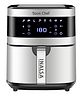 Inalsa Air Fryer  6.5 L Sous Chef-1650W -Black/Silver